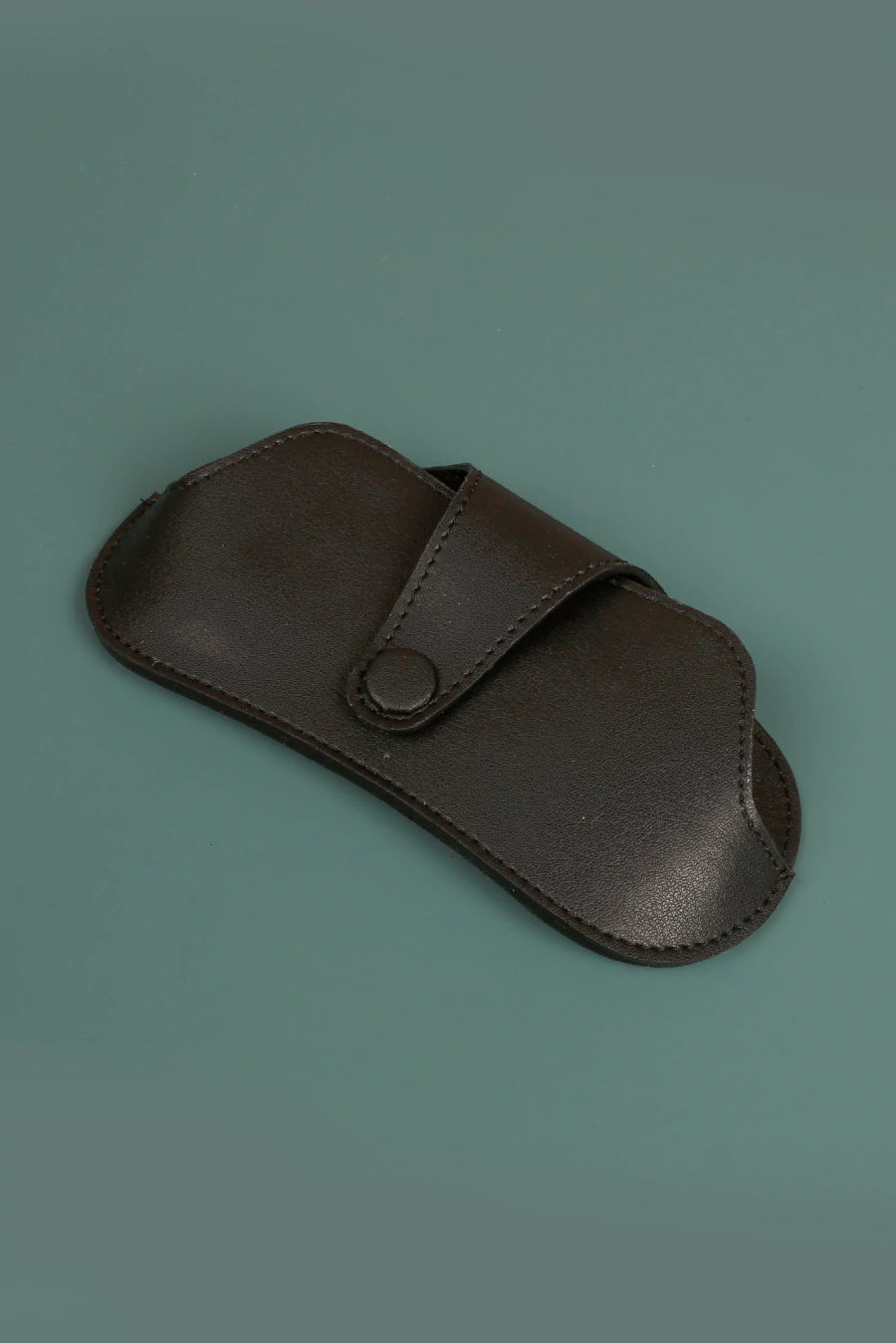 Jace Sunglass Case Vegan Leather Vanta Black front