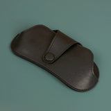Jace Sunglass Case Vegan Leather Vanta Black front