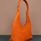 Katie Medium Women Shoulder Bag Vegan Pumpkin Front
