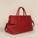 Stanley Vegan Leather Men Duffle Bag Ruby Back