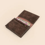 Beth Vegan Leather Mini Wallet Espresso Lifestyle