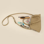 Everly Vegan Leather Women Handbag Beige Lifestyle