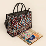 Charlotte Handloom Box Tote Bag