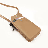 Vertical Vegan Leather Mobile Pouch