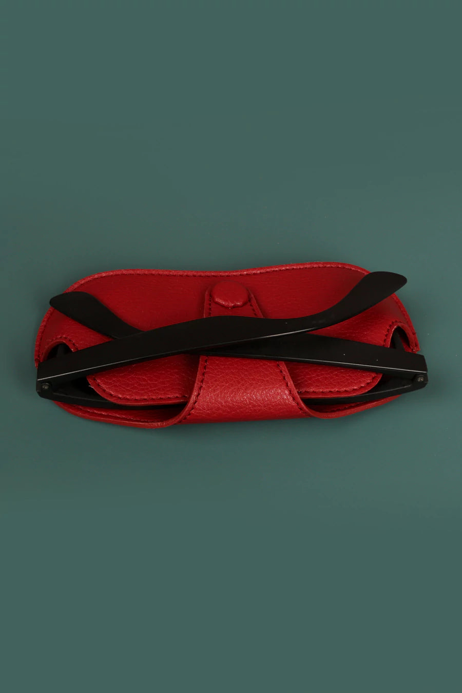 Jace Sunglass Cover Vegan Leather Flame Lifestyle