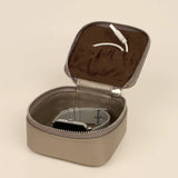 Vegan Square jewellery case Shinny Silver Lifestyle