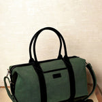 Soft Jute Joey Men Travel Duffle Bag Olive Lifestyle2