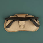 Jace Sunglass Case Vegan Leather Wood Brass Lifestyle 1