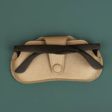 Jace Sunglass Case Vegan Leather Wood Brass Lifestyle 1
