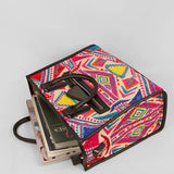 Charlotte Handloom Box Tote Bag