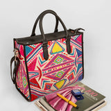 Charlotte Handloom Box Tote Bag