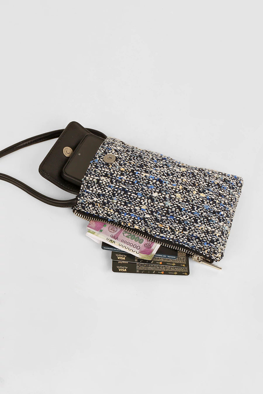 Grace Handloom Mobile Sling Horizon Blue Lifetsyle