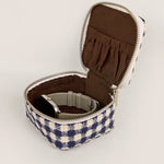 Handloom Jewellery / Watch Case Checkered Lifestyle