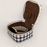 Handloom Jewellery / Watch Case Checkered Lifestyle