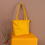 Vegan mini women tote bag mango L1