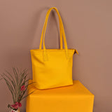 Vegan mini women tote bag mango L1