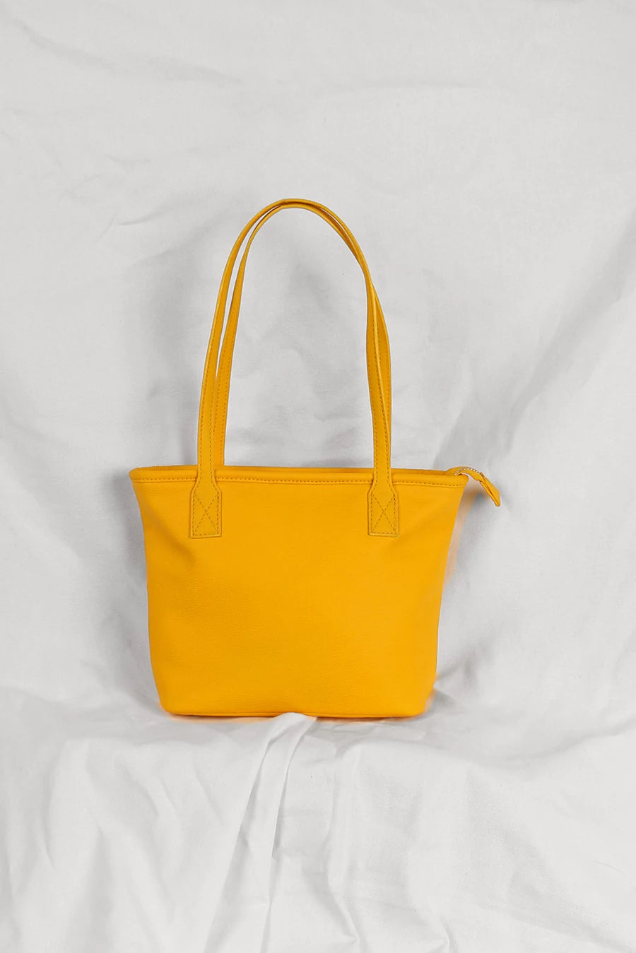 Vegan mini women tote bag mango front
