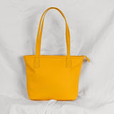 Vegan mini women tote bag mango front
