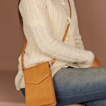 Vegan Walker Mobile Sling Bag Russet M1