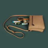 Dual Sling Vegan Leather Women Crossbody Gauge Lifestyle