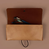 Newell Sunglass Case/ Cover Caramel Front