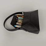 Hazel Vegan Leather Women Shoulder Bag Vanta Black Lifestyle