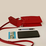 Walker Vegan Leather Mobile Sling Ruby Lifestyle
