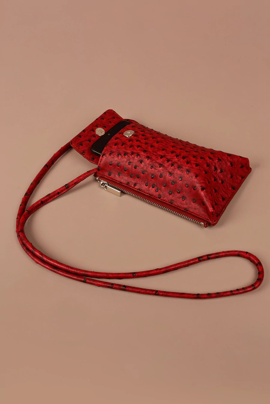 Grace Vegan Mobile Sling Bag Ost Red front