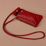 Grace Vegan Mobile Sling Bag Ost Red front