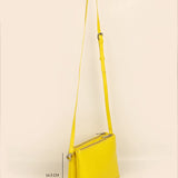Dual Sling Vegan Leather Women Crossbody Munsel Measurement