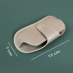 Jace Sunglass Cover Vegan Leather Metal Measurement
