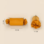 Vegan Leather Women Candy Sling Bag  GoldFish Measurement