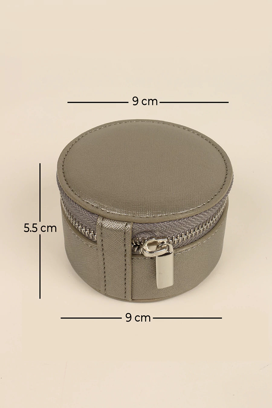 Rogate Medium Vegan Watch Case Shinny Silver Cad