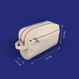 The Vegan Leather Travel Toiletry Pouch