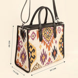 Charlotte Handloom Box Tote Bag