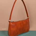 Emily Vegan Leather Women Shoulder Bag Fire Cad
