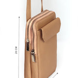 Vertical Vegan Leather Mobile Pouch
