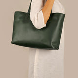 Vegan Leather Diaper Tote Bag Army Model 1
