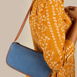 Soft Jute Daily Sling Women Handbag Marine Model 1