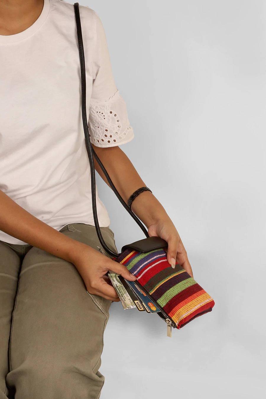 Grace Handloom Mobile Sling Henna Model 3