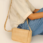 Alice Vegan Leather Women Sling Bag Porcelain Model 3