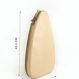 Lightweight, durable pickleball sling bag for game Cream Measurement