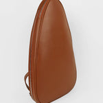 Lightweight, durable pickleball sling bag for game Tan Front