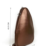 Lightweight, durable pickleball sling bag for game Mahogany Measurement