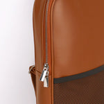 carry all your gaming gear in style in our cruelty free paddle bag tan close