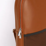 carry all your gaming gear in style in our cruelty free paddle bag tan close