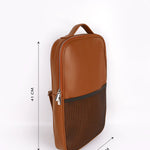 carry all your gaming gear in style in our cruelty free paddle bag tan measurement