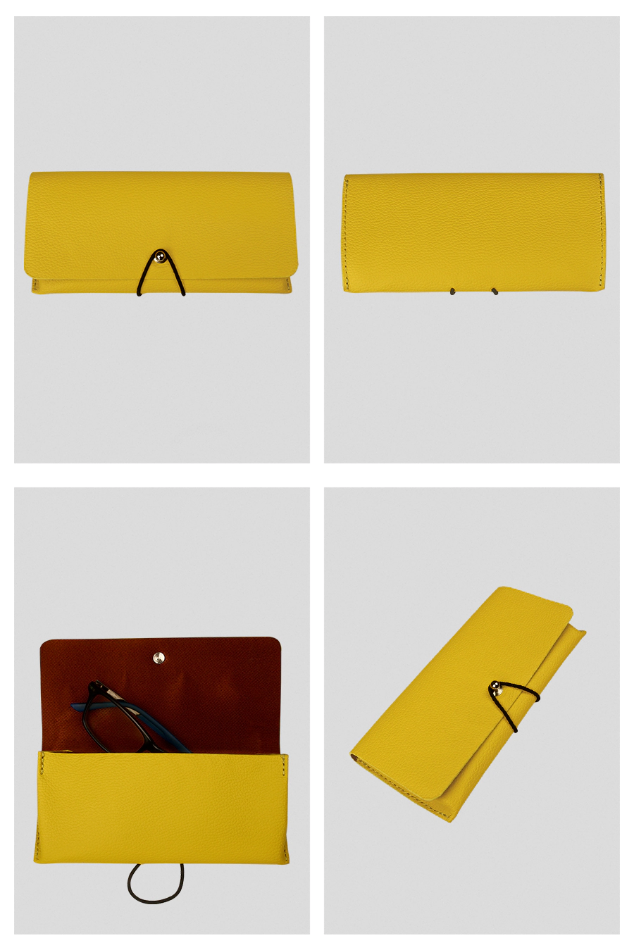 Newell Sunglass Case/ Cover Citron Detail