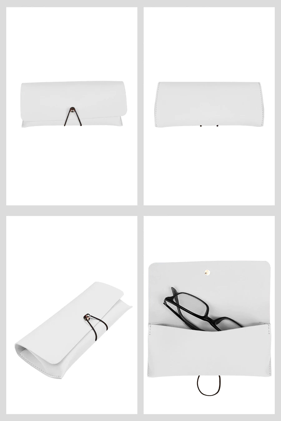 Newell Sunglass Case/ Cover Cozy White Detail