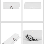 Newell Sunglass Case/ Cover Cozy White Detail